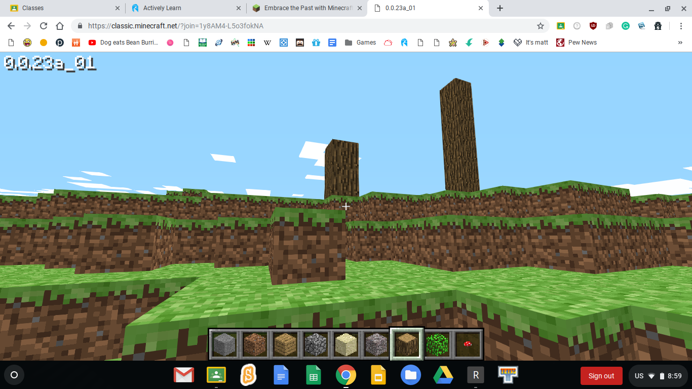 Play minecraft classic in browser